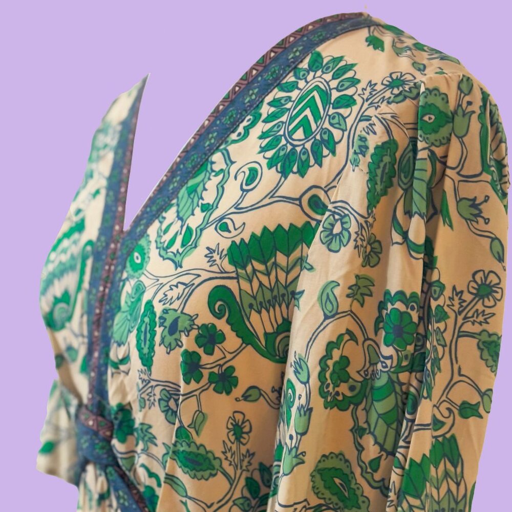 SeeUSoon Green Floral Dress